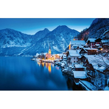 DIMEX ART s. r. o Флизелинов фототапет зима в австрия 375 x 250 см