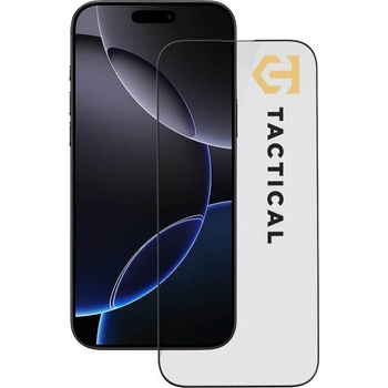 Tactical Стъклен Протектор за iPhone 16 Pro, Tactical 5D Shield Glass, Черен (8596311257049)