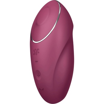 Satisfyer Tap & Climax 1 - 2в1 вибратор и клитор стимулатор (червен)