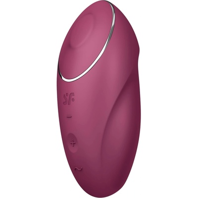 Satisfyer Tap & Climax 1 - 2в1 вибратор и клитор стимулатор (червен)