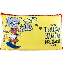 GiftyCity Vankúš najlepšia babička 40x25