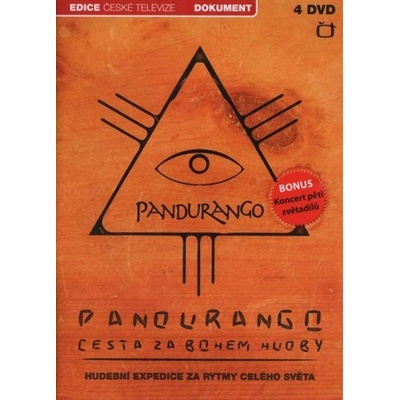 Pandurango - Cesta za bohem hudby - 4x DVD