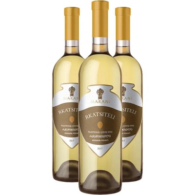 Marani Marani RKATSITELI KVEVRI biele suché víno 13,5% 3 x 750 ml (holá lahev)