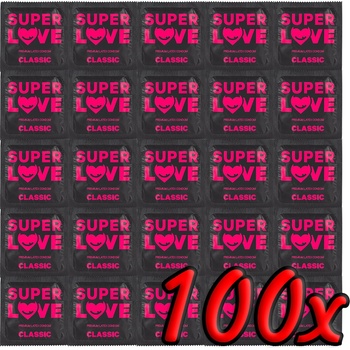SuperLove Premium Latex Condoms Classic 100 pack