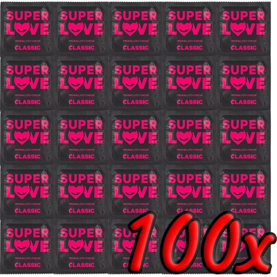 SuperLove Premium Latex Condoms Classic 100 pack