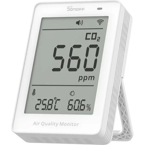 SONOFF Монитор за качество на въздуха Sonoff AirGuard CO2 SAWF-08P, 3 в 1, Wi-Fi (SAWF-08P)