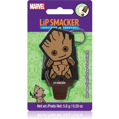 Lip Smacker Marvel Guardians of the Galaxy ключодържател с балсам за деца Groot (Root Beer Float) 5, 8 гр