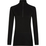Icebreaker Дамско мериносово термобельо Icebreaker Women's Merino 200 Zoneknit L/S Half Zip Merino base layer - Black - размер XS (115-2673-0111)