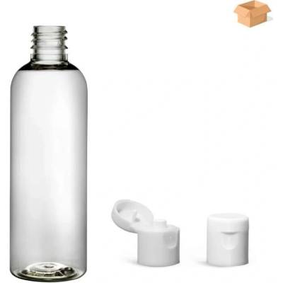 Via Plastová lahvička čirá s bílým dávkovacím víčkem 100 ml 400 ks