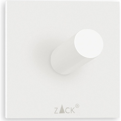 ZACK Закачалка за кърпи 5 см, бял, неръждаема стомана, Zack (ZACK40154)