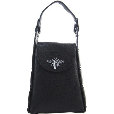 Made in China Menší dámská kabelka crossbody do ruky černá