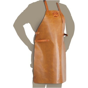 Ofyr leather apron brown stylová kožená zástěra OA-LA
