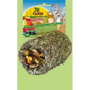 JR FARM - Специалитет, лакомство - Гурме Тунел от Сено - Плодов Микс за гризачи - 1 бр. 125 гр