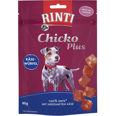 RINTI Chicko Plus sýrové kostky s kachním masem 6 x 80 g