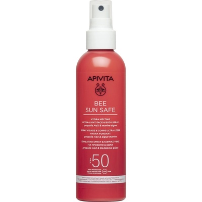 APIVITA Bee Sun Safe Хидратиращ спрей за лице и тяло, SPF50, 200 ml