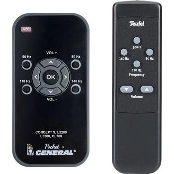 GENERAL TEUFEL Concept S, L2200, L3300, CL700 - дистанционно управление дубликат (Concept S, L2200, L3300, CL700)