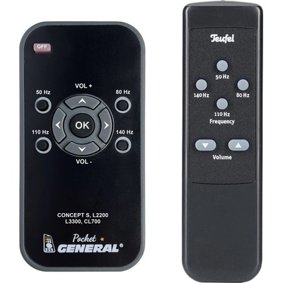 GENERAL TEUFEL Concept S, L2200, L3300, CL700 - дистанционно управление дубликат (Concept S, L2200, L3300, CL700)