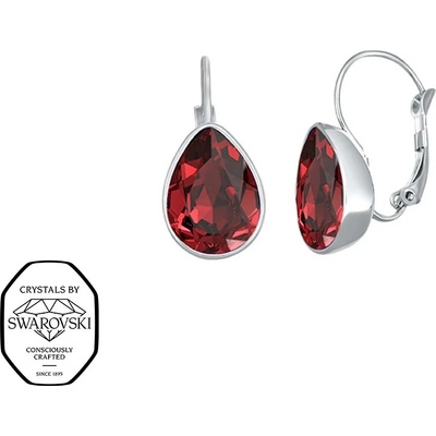 CRYSTalp Luxusní visací náušnice s krystalem Swarovski Sundrop 42271.SCA.E