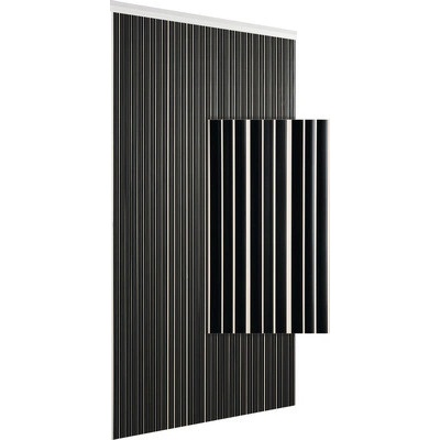Záves na dvere Tira čierna 90x215 cm