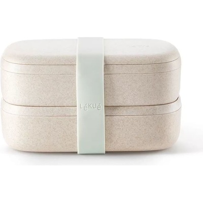 Lekue Кутия за обяд To Go Organic двойна с прегради (881404)