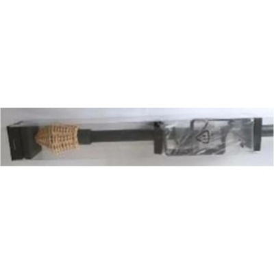 SP TREND Souprava záclonová roztažitelná 13/16mm Patrona, černá matná/ratan, 120-210 cm