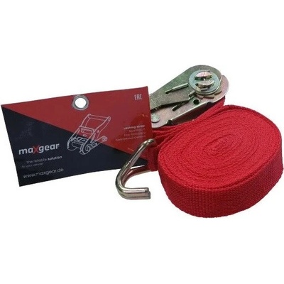 MAXGEAR 89-0028 Popruh s ráčnou a háky 6m x 25 mm 1,5t (89-0028)