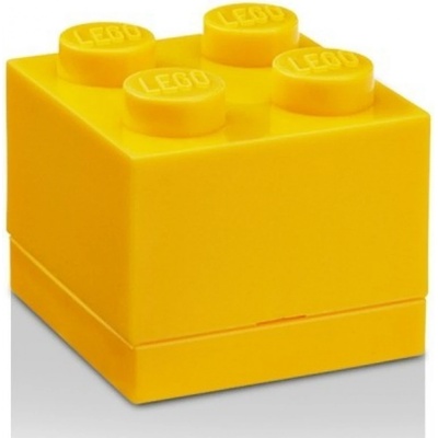 LEGO® mini box 4 46 x 46 x 43 mm žlutá – Sleviste.cz