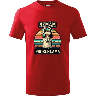 Handel detské tričko Nemám problélama červená