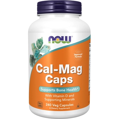 NOW Cal-Mag Caps, 240 капсули, Now