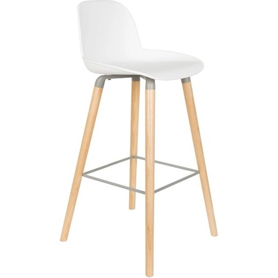 Zuiver Albert Kuip 75 cm bílá plastová