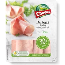 Chodura Dušená šunka se sníženým obsahem soli nejvyšší jakosti 93% masa 100 g