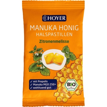 HOYER Таблетки с био мед от манука и маточина - 30 г