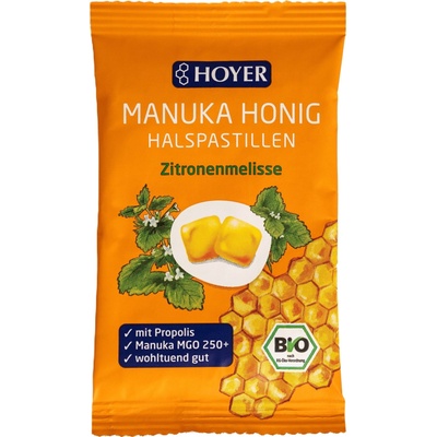 HOYER Таблетки с био мед от манука и маточина - 30 г