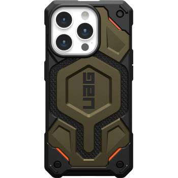 Urban Armor Gear Калъф UAG - Monarch Pro MagSafe, iPhone 15 Pro, зелен (11422111397B)