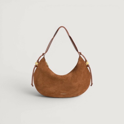 Coccinelle THESS MEDIUM SEMIŠOVÁ kabelka Cognac