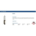 NARVA NARVA-68191 -12V 21W -BAY9s ('68191)