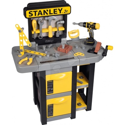 Smoby pracovní dílna skládací Stanley Open Bricolo Workbench s 37 doplňky