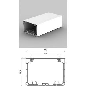 KOPOS Pvc кабелен канал pk 110х65мм (0107460001)