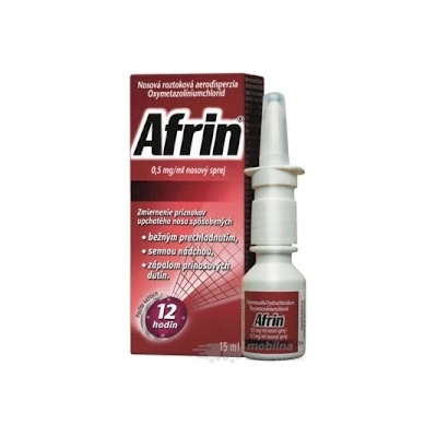Afrin 0,5 mg/ml nosový sprej aer.nao.1 x 15 ml