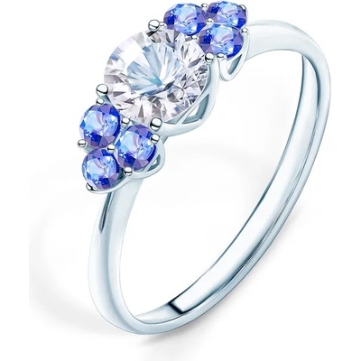 SAVICKI Годежен пръстен Fairytale: бяло злато, бял сапфир