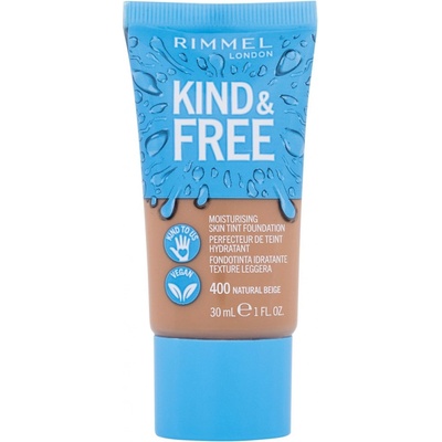 Rimmel London Kind & Free Moisturising Skin Tint Foundation 400 Natural Beige Make-up 30 ml