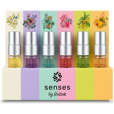 Kvitok Senses Sada vzorků toaletních parfémů (5 x 2 ml) - k otestování vůní Varianta: k otestování vůní