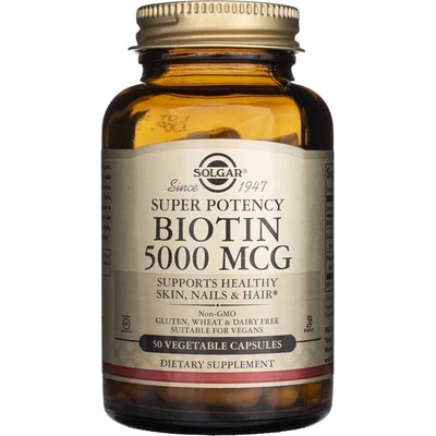 Solgar Biotín 5000 mcg 50 veg. kapsúl
