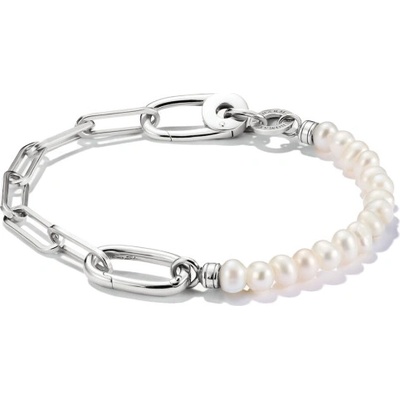 THOMAS SABO CONNECT náramek Pearls with connect link silver C1209-082-14