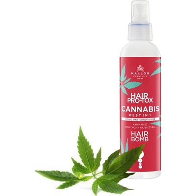 Kallos Pro-Tox Cannabis Hair Bomb bezoplachový kondicionér 200 ml