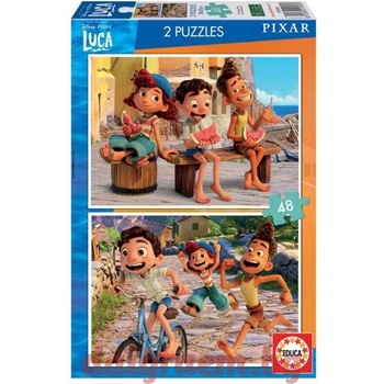 Image 1 of Educa Пъзел educa 19180 - 2 х 48 части - Лятното приключение на Лука (edu19180)