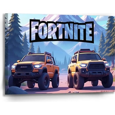 Sablio Obraz FORTNITE Off-road autá - 90x60 cm