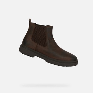 Geox Тъмнокафяви мъжки ankle обувки Geox Calaita Geox | Kafyav | МЪЖЕ | 41