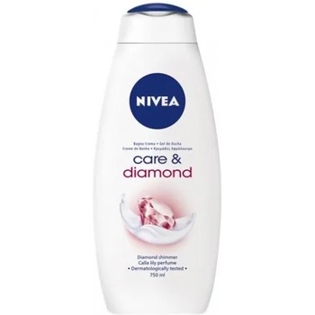 Image 1 of Nivea крем душ гел пяна за вана, Diamond touch, 750мл