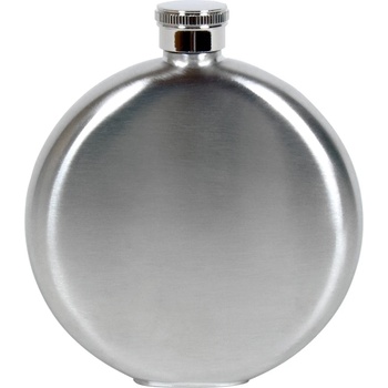 Basic Nature Манерка Basic nature Flachmann Brush Rund Flask - Silver - размер 150 ml (533-1009-0111)